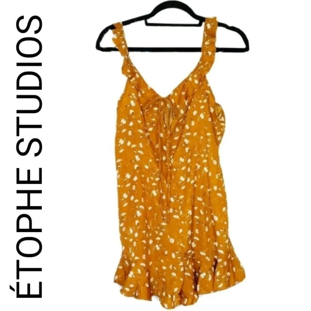 ÉTOPHE STUDIOS FLORAL ROMPER
